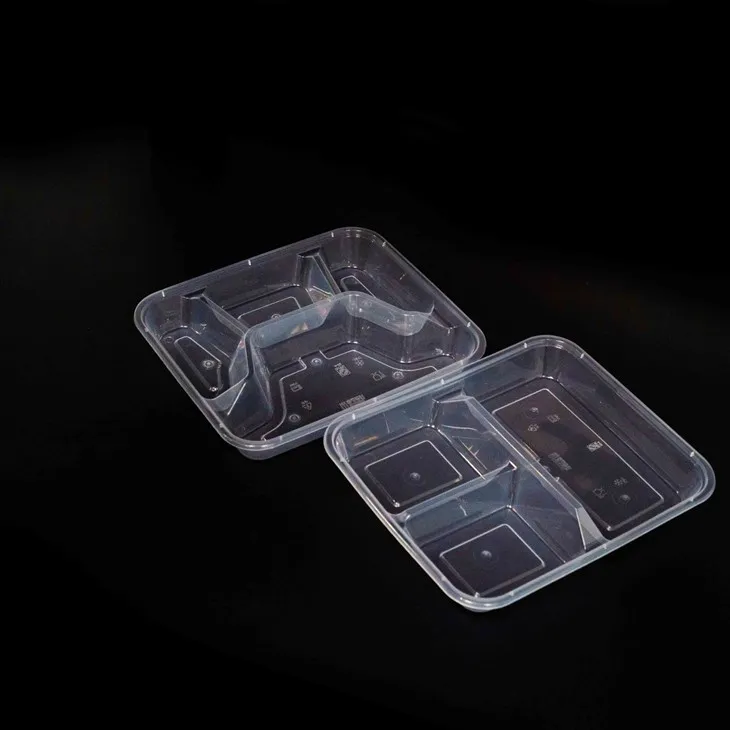 Sectioned Plastic Food Containers - Great for Meal Preppers (6) Sectioned Plastic Food Containers - Great for Meal Preppers (6)